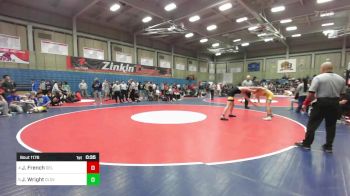 144 lbs 5th Place - Jagger French, Del Oro vs James Wright, Clovis