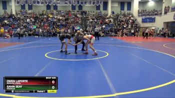 113 lbs Cons. Round 3 - Gavin Seay, Franklin vs Owen Laporte, Bowling Green