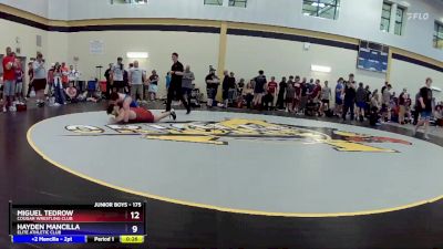 175 lbs Cons. Round 3 - Miguel Tedrow, Cougar Wrestling Club vs Hayden Mancilla, Elite Athletic Club