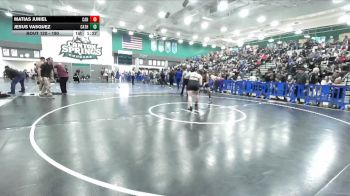 190 lbs Champ. Round 1 - Jesus Vasquez, Cathedral City vs Matias Juniel, La Canada