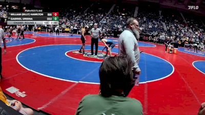 2A-138 lbs Champ. Round 1 - William (Billy) Hamilton, Ringgold vs Gabriel Urbina, Columbus