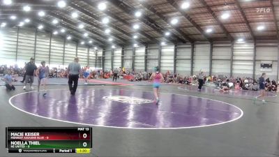 95 lbs Semis & 1st Wrestleback (8 Team) - Roz Mosher, Midwest Assasins Blue vs Scout Eby, The Fort Lady Hammers