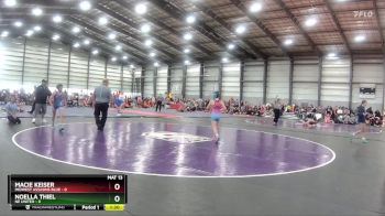 95 lbs Semis & 1st Wrestleback (8 Team) - Roz Mosher, Midwest Assasins Blue vs Scout Eby, The Fort Lady Hammers