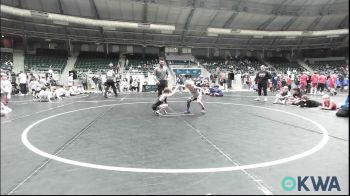 52 lbs Rr Rnd 2 - Raelynn Traweek, Mojo Grappling Academy vs Luke Baysinger, Shelton Wrestling Academy