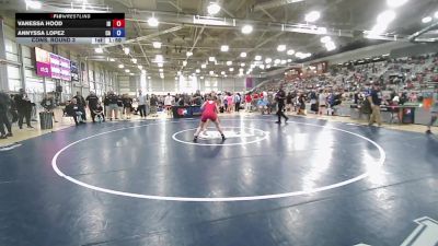 U17 Women - 61 lbs Cons. Round 1 - Vanessa Hood, ID vs Annyssa Lopez, CA