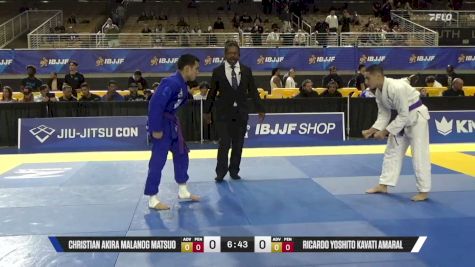 Ricardo Yoshito Kavati Amaral vs Christian Akira Malanog Matsuo 2026 Pan Jiu Jitsu IBJJF Championship