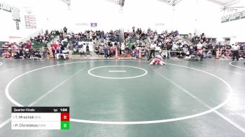 190 lbs Quarterfinal - Tim Mrachek, Berlin vs Panagiotis Christakos, Foran