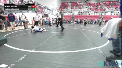 64 lbs Rr Rnd 3 - Korey Maxwell, Choctaw Ironman vs Hudson Rooker, Standfast