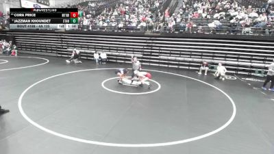 4A 125 lbs Cons. Round 1 - Cora Price, Mountain View vs Jazzman Khoundet, Stansbury