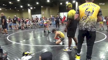 95 lbs Round 1 (6 Team) - AJ Dziedzicki, BHWC Florida Supreme Young Guns vs Zane Gustafson, Florida Scorpions