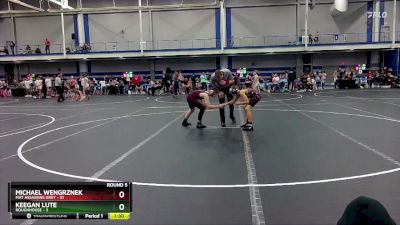 92 lbs Round 5 (8 Team) - Keegan Lute, Roughhouse vs Michael Wengrznek, Mat Assassins Grey