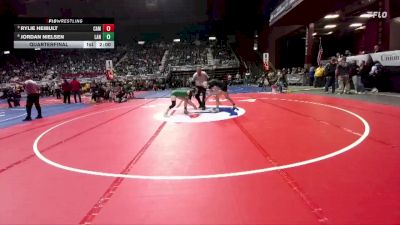 125 lbs Quarterfinal - Rylie Heibult, Campbell County vs Jordan Nielsen, Lander Valley