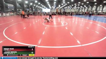 52 lbs Rd# 2 10:30am Friday - Rocky Ruiz, Cali Red vs Jaxsen Brown, Maryland BLACK