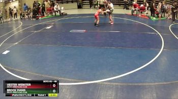 48 lbs Cons. Semi - Broox Manis, Delta Wrestling Club vs Vester Webster, Delta Wrestling Club