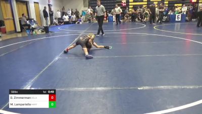 56 lbs Consy 5 - Owen Zimmerman, Delaware Valley vs Mason Lampariello, Mayfield Mat Acad