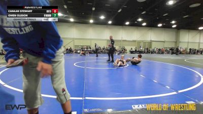 160 lbs Quarterfinal - Tyler Walden, Untouchables 12u Black vs Lane Jackson, Wyoming Underground