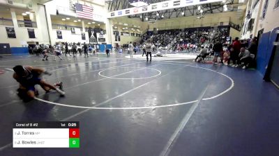 139 lbs Consi Of 8 #2 - Jason Torres, Malvern Prep vs Jayden Bowles, Jesuit High School - Tampa