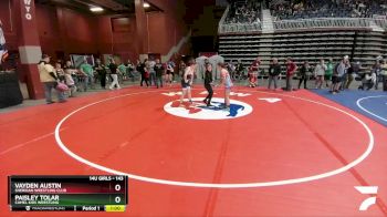 143 lbs 5th Place Match - Paisley Tolar, Camel Kids Wrestling vs Vayden Austin, Sheridan Wrestling Club