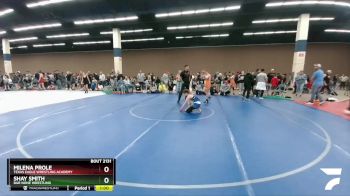 109-109 lbs Round 3 - Shay Smith, Bar None Wrestling vs Milena Prole, Texas Eagle Wrestling Academy