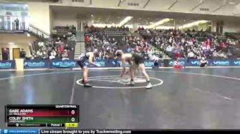 141 lbs Quarterfinal - Colby Smith, Lindenwood vs Gabe Adams, Ky. Wesleyan