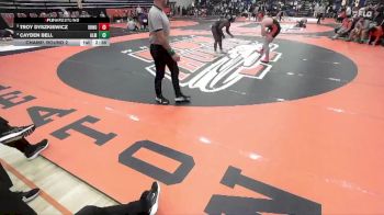 285 lbs Champ. Round 2 - Troy Dyszkiewicz, Ohio Northern vs Cayden Bell, Alma College