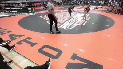 285 lbs Champ. Round 2 - Troy Dyszkiewicz, Ohio Northern vs Cayden Bell, Alma College