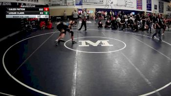 145 lbs Quarterfinal - Caleb Patton, Washington Hs vs Logan Clark, Moshannon Valley Hs