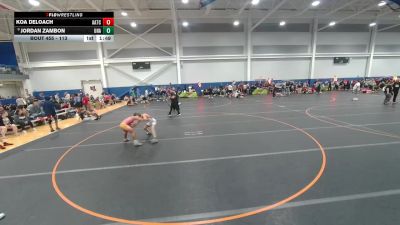 113 lbs Champ. Round 2 - Koa DeLoach, Unattached vs Jordan Zambon, Unattached