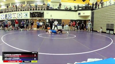 149 lbs Cons. Round 3 - Carson Clements, Dragon Wrestling Club vs William Steiner, Royal Pride Wrestling Club