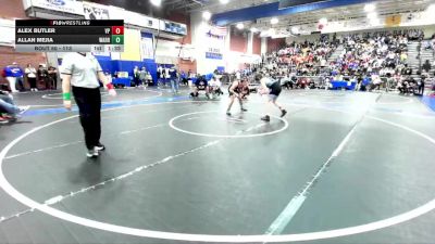 113 lbs Champ. Round 1 - Allan Mejia, Warren vs Alex Butler, Villa Park