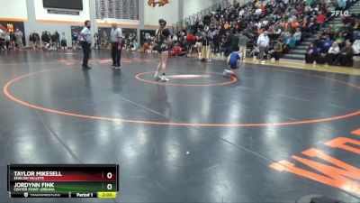 170 lbs Cons. Round 2 - Taylor Mikesell, English Valleys vs Jordynn Fink, Center Point-Urbana