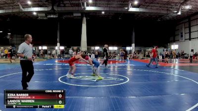 106 lbs Cons. Round 3 - Ezra Barber, Darkhorse Wrestling vs Landon Warren, Alchemy