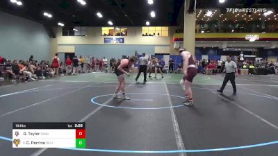 184 lbs Consi Of 16 #1 - Dawson Taylor, Texas A&M vs Christian Perrine, West Chester