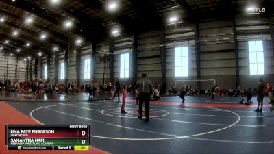 50 lbs Round 1 - Una Faye Furgeson, Unattached vs Samantha Ham, Nebraska Wrestling Academy