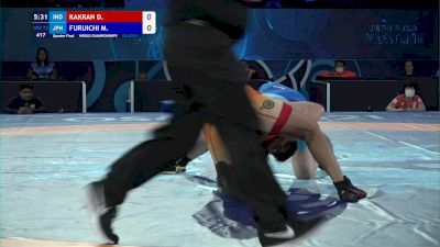 72 kg 1/4 Final - Divya Kakran, India vs Masako Furuichi, Japan