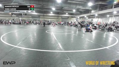 125 lbs Round Of 16 - Dawson Beckley, Team Tulsa Wrestling Club vs Owen Carver, Eierman Elite