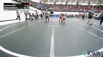 46 lbs Consolation - Drayson Couch, Del City Little League vs Gavino Camarillo, Clinton Youth Wrestling