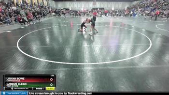 132 lbs Cons. Round 2 - Uriyah Bowe, Chippewa Falls vs Carson Bleier, West De Pere