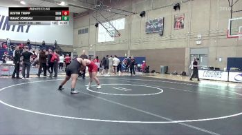 285 lbs 3rd Place Match - Isaac Jordan, Southern Oregon vs Justin Tripp, Southern Oregon