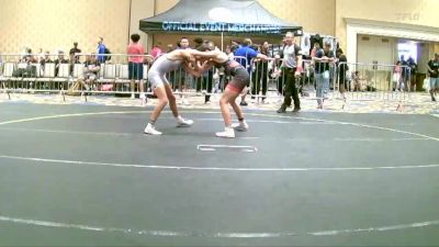 130 lbs Consi Of 8 #1 - Logan McNally, Wasatch WC vs Nickolas Valencia, Juggernaut WC