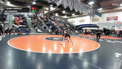 138 lbs Champ. Round 3 - Ian Thompson, San Clemente vs Johnny Overgaag, Palm Desert