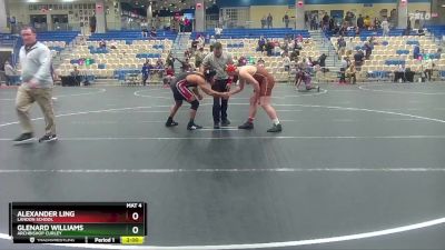 190 lbs Quarterfinal - Glenard Williams, Archbishop Curley vs Alexander Ling, Landon School