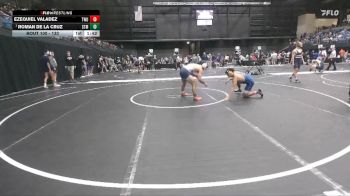 133 lbs Champ. Round 2 - Roman De La Cruz, University Of Saint Mary (KS) vs Ezequiel Valadez, Texas Wesleyan