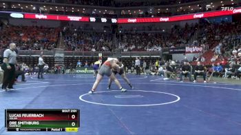 2A-215 lbs Champ. Round 1 - Dre Smithburg, Fairfield vs Lucas Feuerbach, Solon