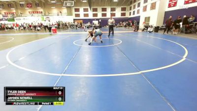 141 lbs Champ. Round 1 - Tyler Deen, Missouri Baptist University vs Jayden Nowell, Ottawa University