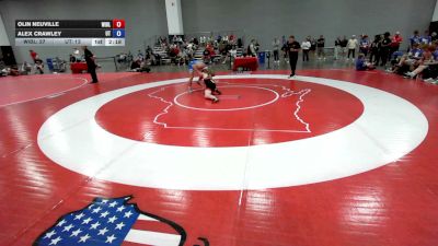 165 lbs Olin Neuville, Wisconsin Blue vs Alex Crawley, Team Utah