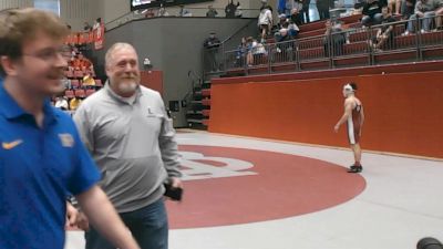 106 lbs Quarterfinal - Dominic Simpson, Montgomery Bell Academy vs Charlie Silberman, McCallie School