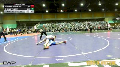 138 lbs Consi Of 16 #1 - Preston Van Meter, DirtBag Kidz vs Chance Yancey, COWA