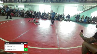 54 lbs Quarterfinal - Gage Gililland, SoCal Hammers vs Nathaniel Vasquez, Powerline WC