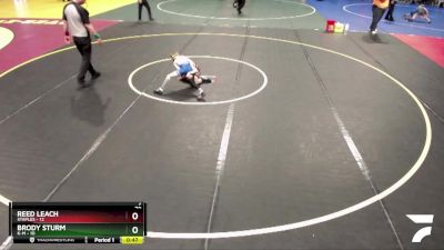 70 lbs Placement (4 Team) - Reed Leach, Staples vs Brody Sturm, K-M